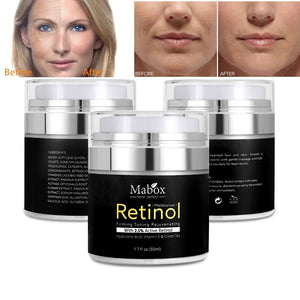 MABOX Retinol 2.5% Moisturizer Face Cream and Eye Hyaluronic Acid Vitamin E Best Night and Day Moisturizing Cream Drop Shipping